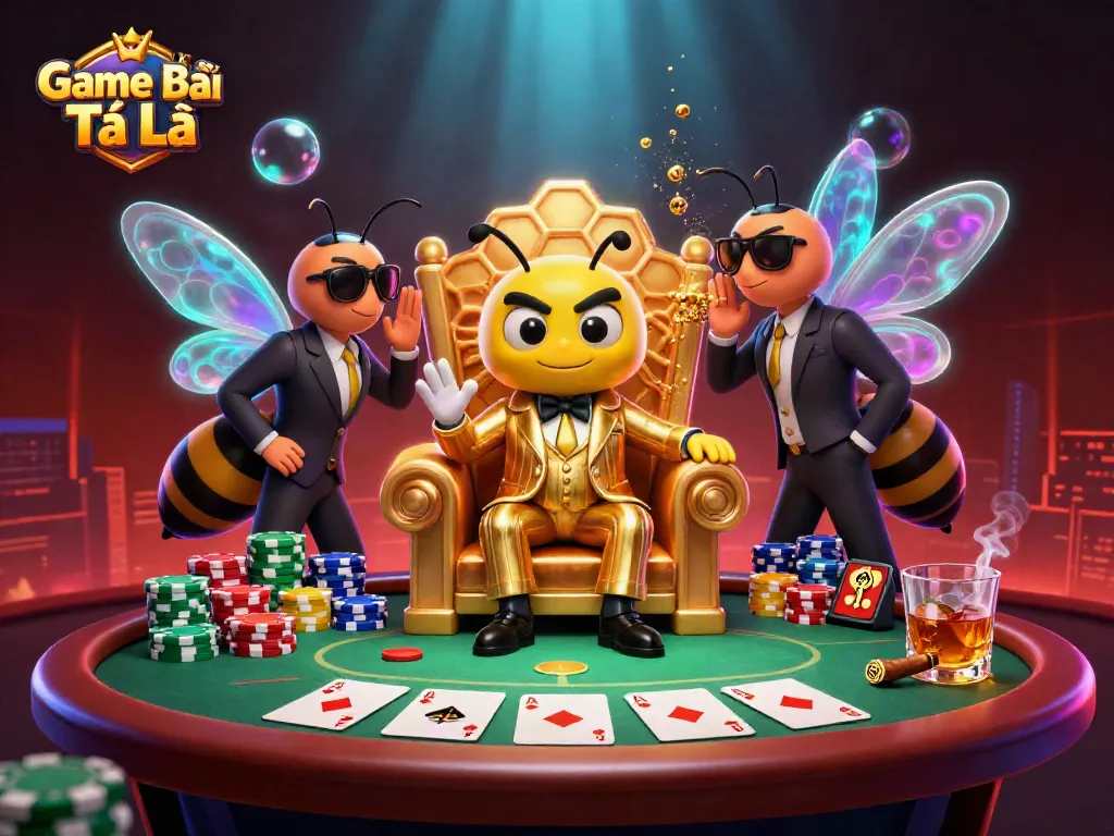 Play Game Bài Tá Lả with strategic moves at an exhilarating poker table